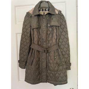 Burberry Finsbridge Mink Grey Jacket Size Medium NWT